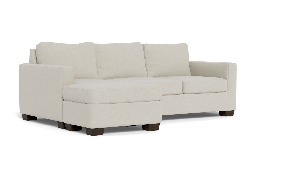 Reversible Chaise Queen Sleeper Sofa - Convertible Sectional Couch with Storage | Perfect for Small Spaces, Guest Rooms & Apartments