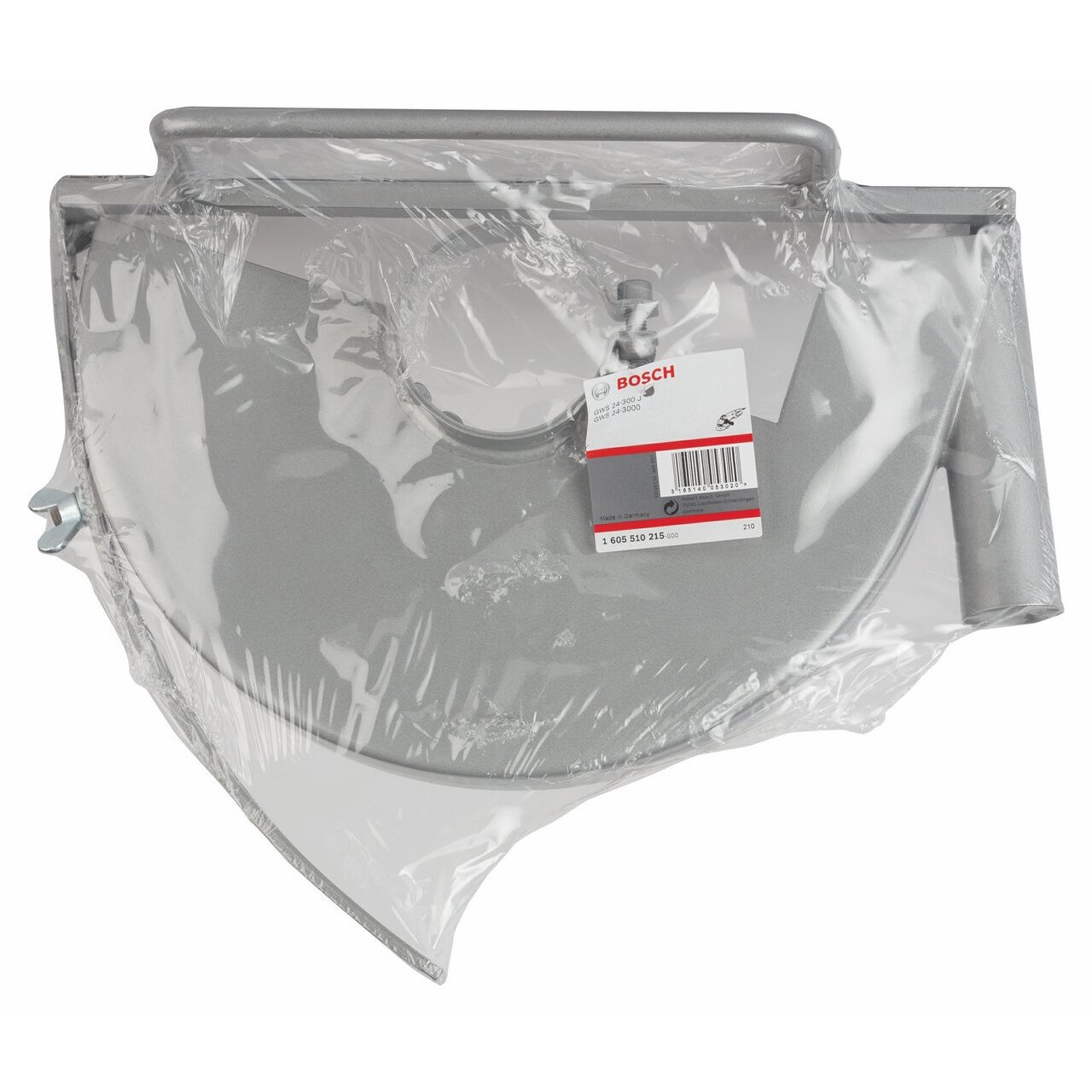 Bosch 1605510215 35mm Dust Extraction Guard with Clamp Fitting - 300mm Ø Silver Dust Collector for Woodworking & Construction Sites | Perfect for Sanders, Grinders & Power Tools