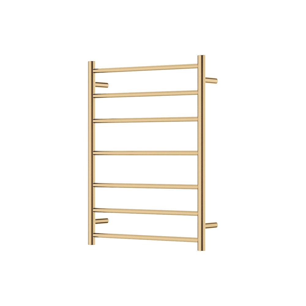 Fienza 8276080UB Isabella Heated Towel Rail 24x32 Inches, Urban Brass Finish - Premium Bathroom Heater for Luxury Spa, Hotel & Home Use