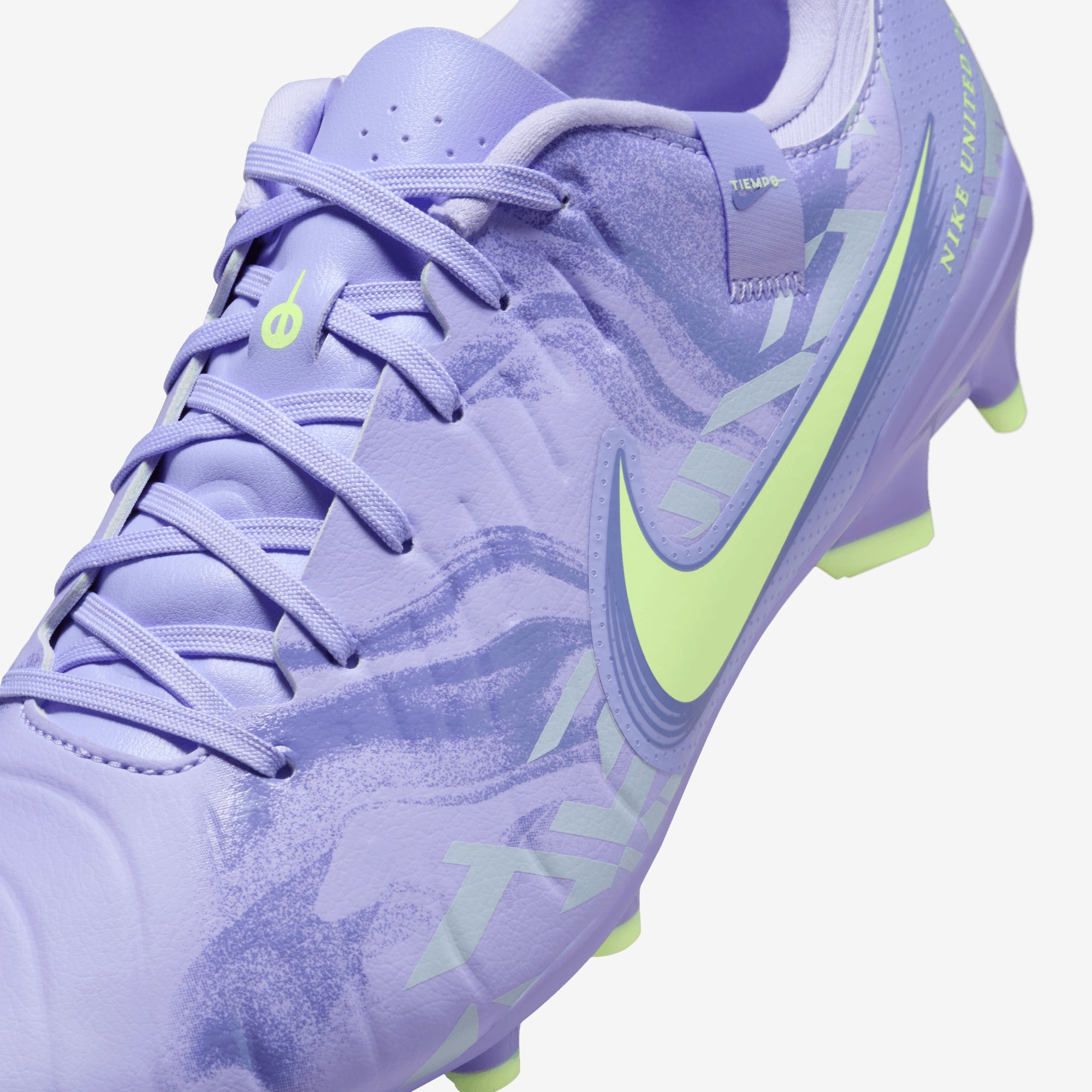 Nike United Tiempo Legend 10 Academy Soccer Cleats - Men's Firm Ground Football Shoes for Training & Matches - Lightweight Comfort with Enhanced Traction