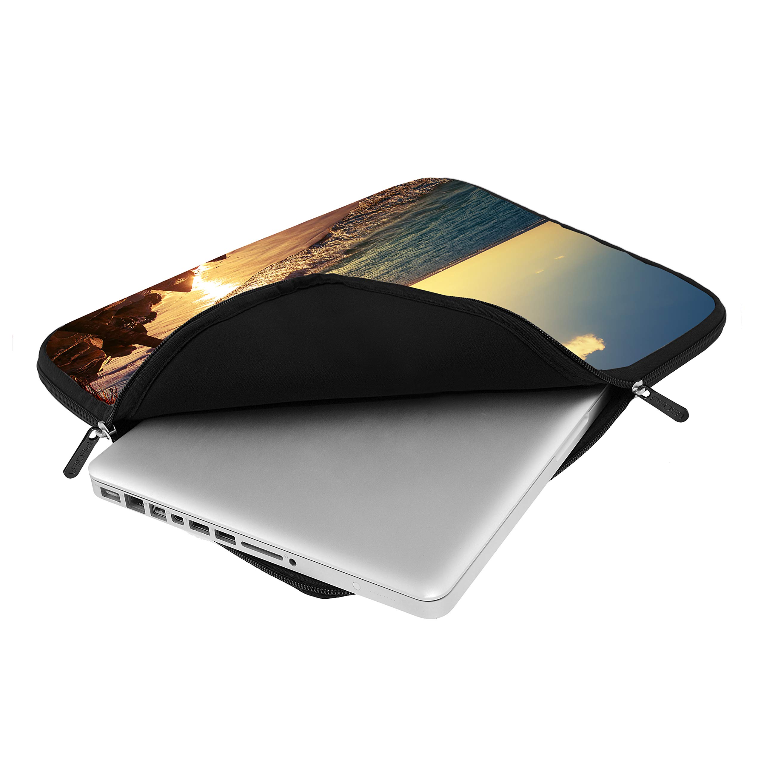 Stylish 13-Inch Laptop Bag with Built-in Mouse Pad - Perfect for Work, Travel, and Beach Outings