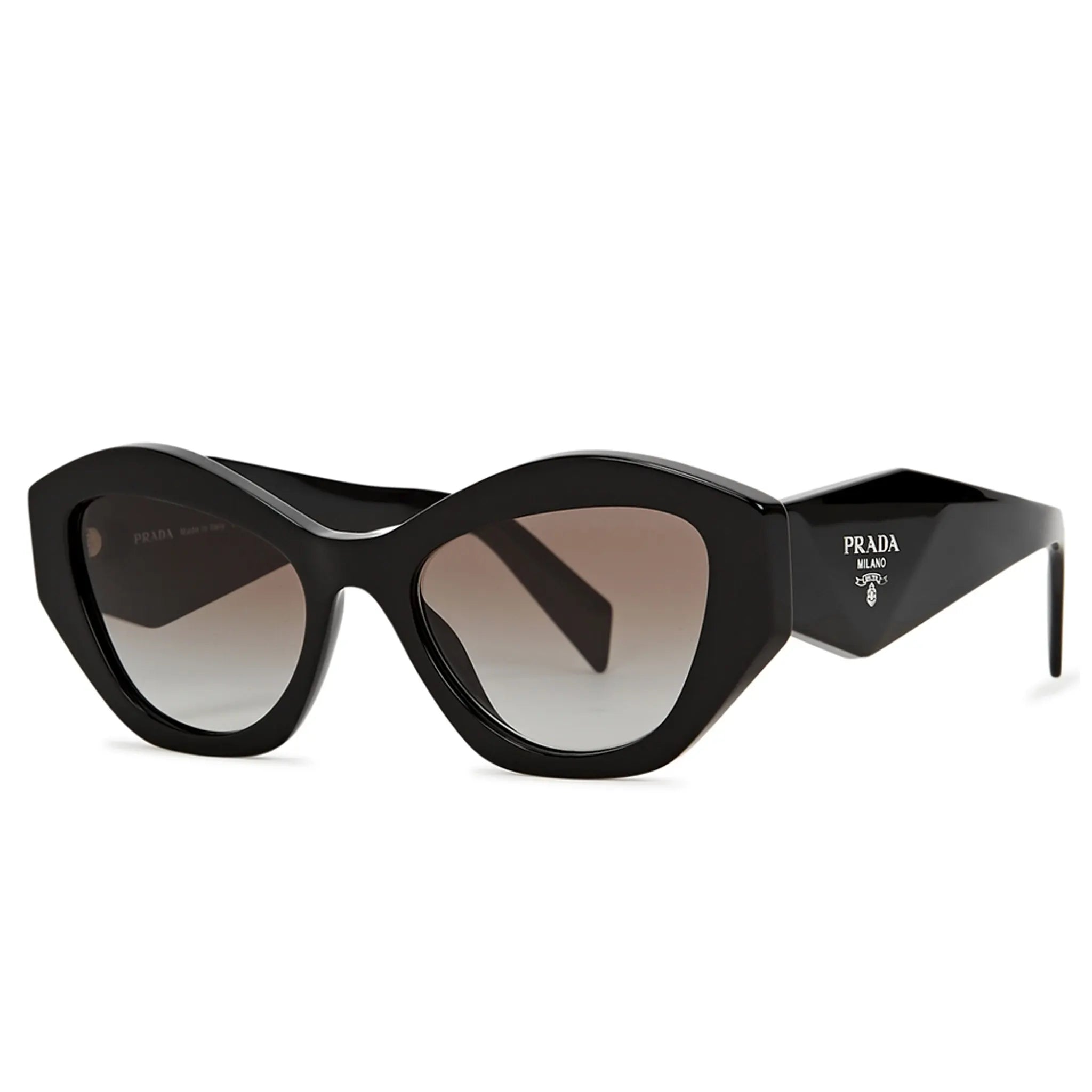 Prada PR 07YS 1AB0A7 Butterfly Black Sunglasses for Women - Luxury Designer Shades with UV Protection - Perfect for Summer, Beach & Outdoor Activities