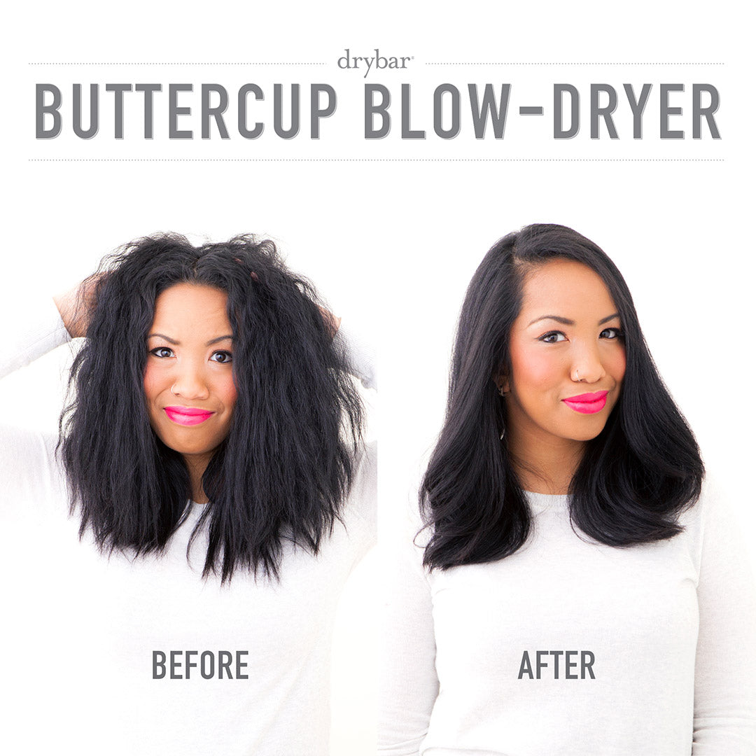 Drybar Buttercup Blow Dryer - Professional Hair Dryer for Salon-Quality Blowouts at Home | Perfect for Styling, Smoothing & Volumizing Hair