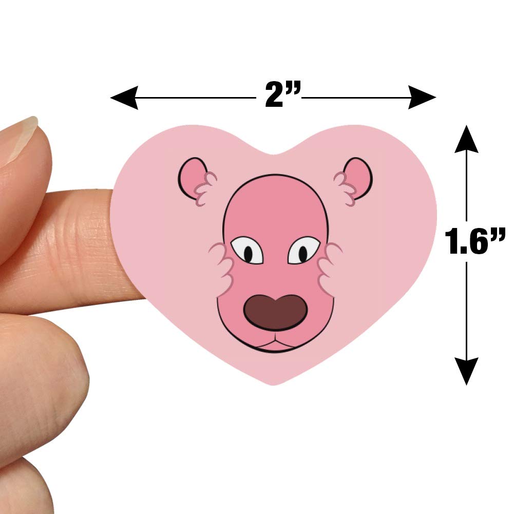 Steven Universe Lion Head Heart Shaped Planner Stickers - Cute Cartoon Scrapbook Decals for Journals, Calendars, DIY Crafts & School Supplies - Perfect for Bullet Journaling, Scrapbooking & Planner Decorations