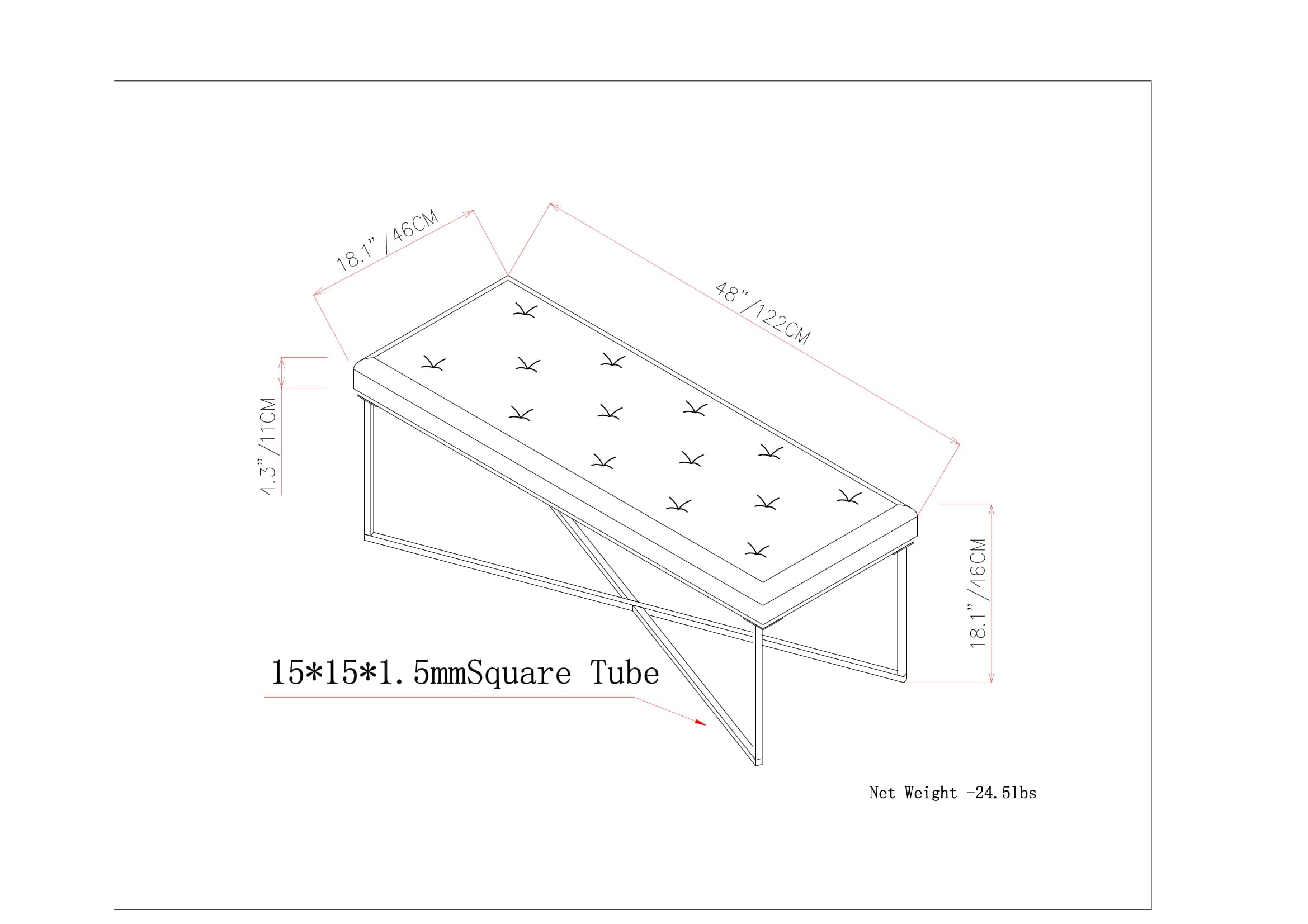 SIMPLIHOME Bedford 53.9