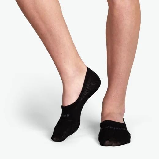 Bombas Women's Mixed Cushioned No-Show Socks 4-Pack - Ultra Soft & Breathable for Running, Yoga & Everyday Comfort