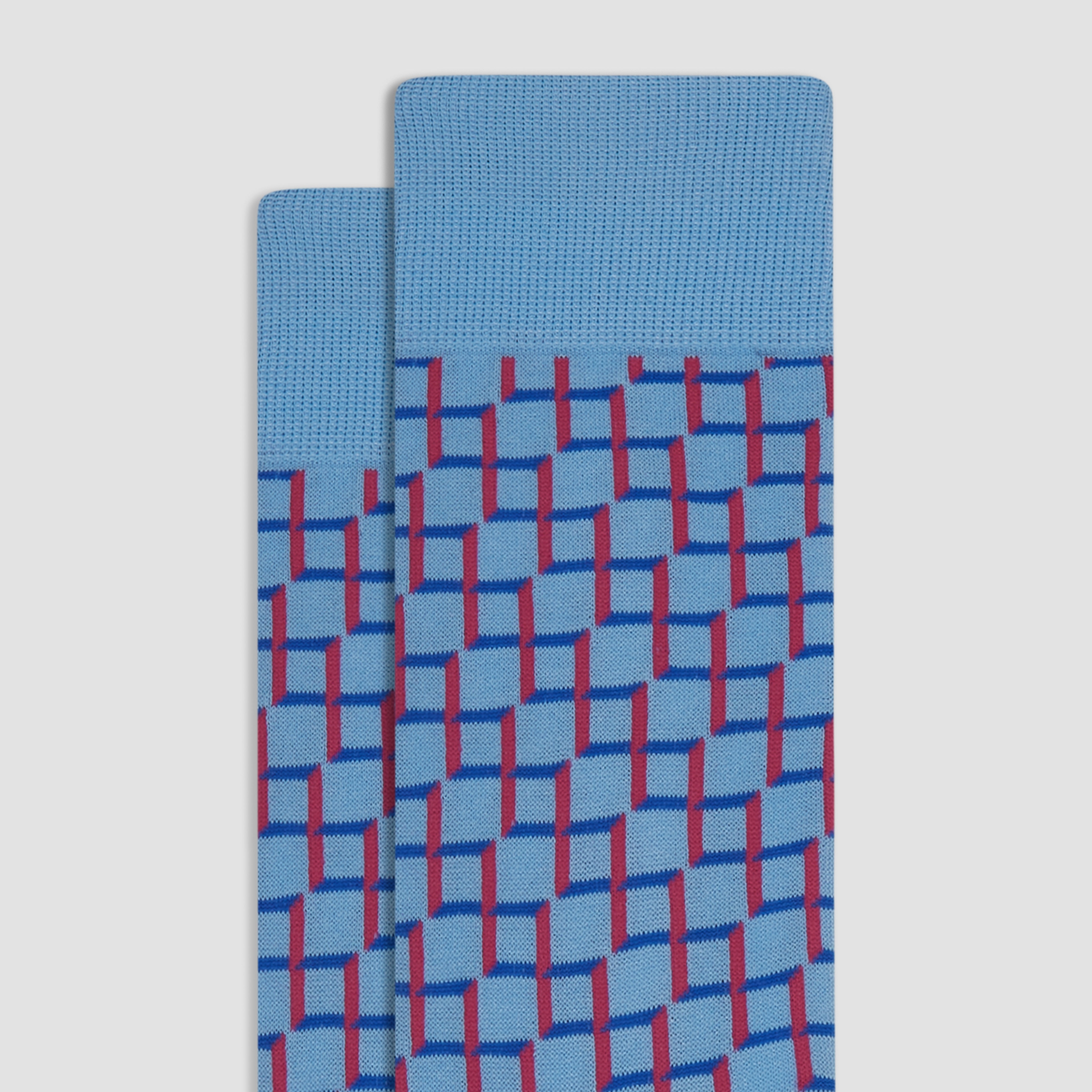 Geometric Print Mid Calf Socks for Women - Trendy & Comfortable Casual, Workout & Everyday Wear