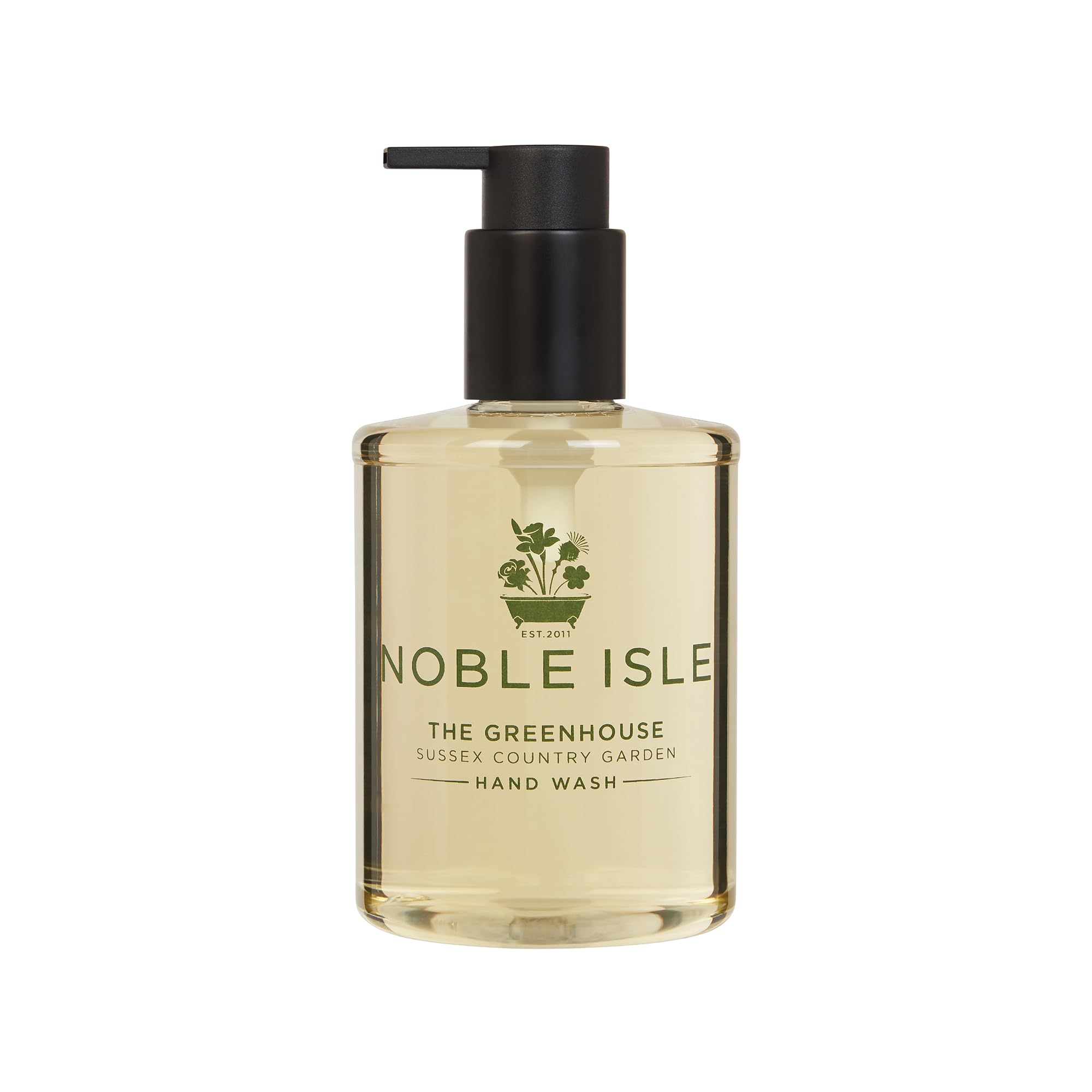 Luxury Organic Vegan Hand Wash Liquid Soap for Men & Women - Greenhouse Scent 250ml | UK Made, Perfumed, Cruelty-Free | Perfect for Bathroom, Kitchen & Gift Giving