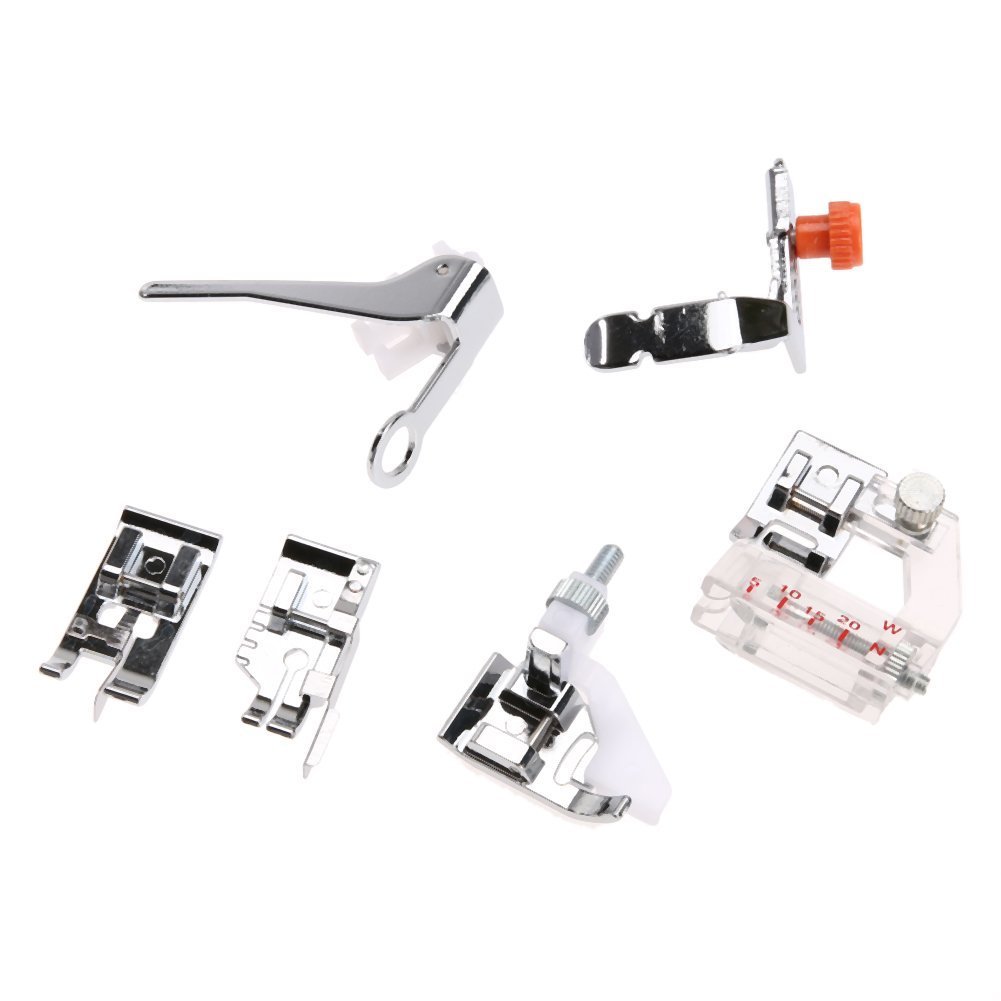 JIAN YA NA 52pcs Professional Sewing Machine Presser Foot Set - Universal Sewing Accessories Kit for Leather Craft, Hand Stitching & DIY Projects | Perfect for Quilting, Garment Making & Home Sewing Repairs