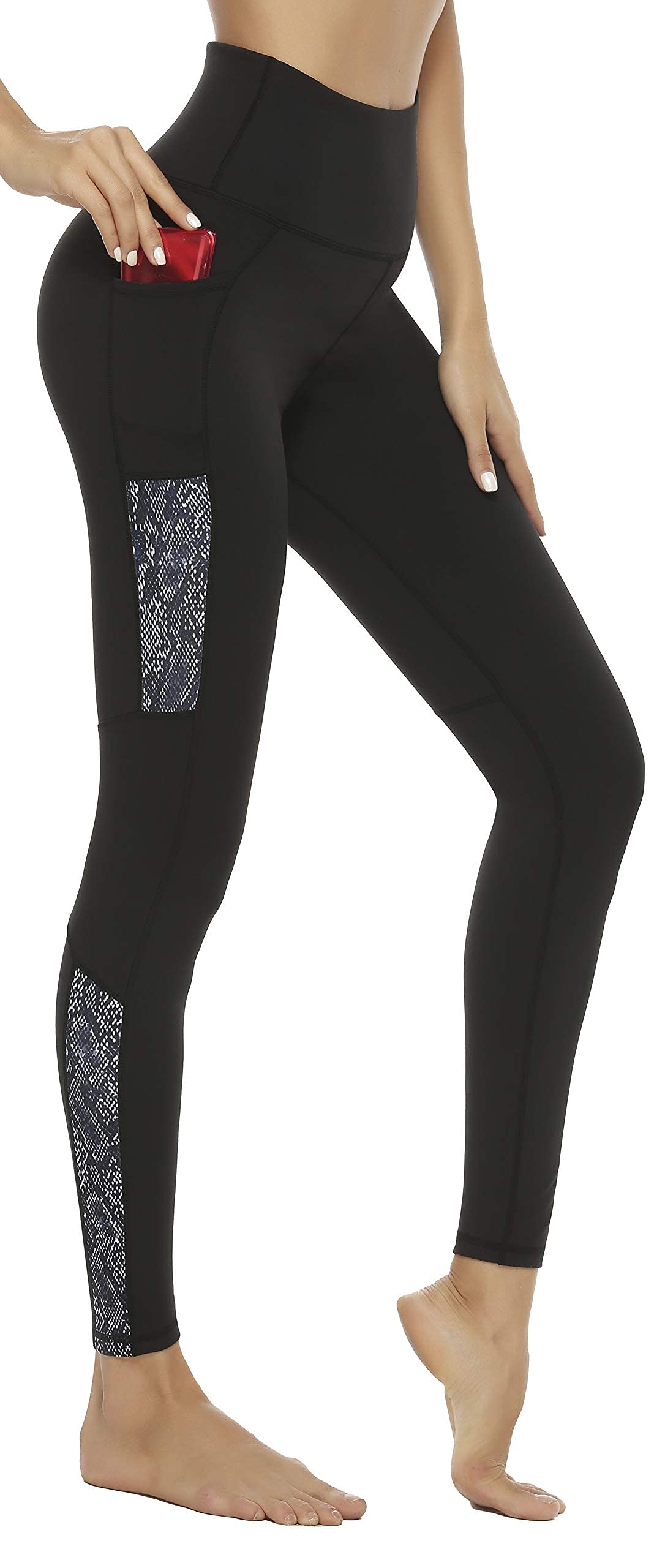 Best Women's High Waisted Workout Leggings with Pockets - Tummy Control Yoga Pants for Running, Gym & Everyday Wear