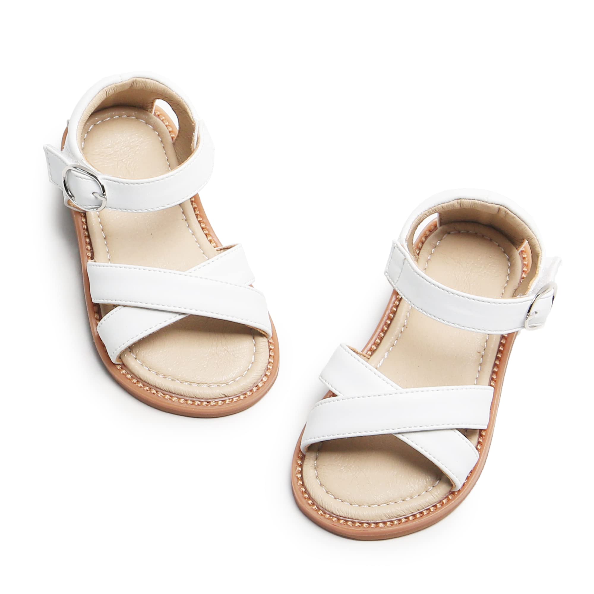 Kiderence Toddler Girl Sandals - Breathable Open Toe Summer Sandals for Little Girls | Perfect for Beach, Park & Outdoor Play