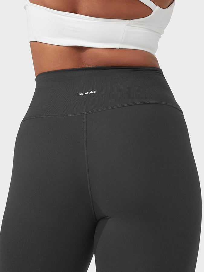 Manduka Foundation High Rise Women's Leggings - Yoga Pants for Women with Tummy Control - Perfect for Yoga, Pilates, Gym & Everyday Wear
