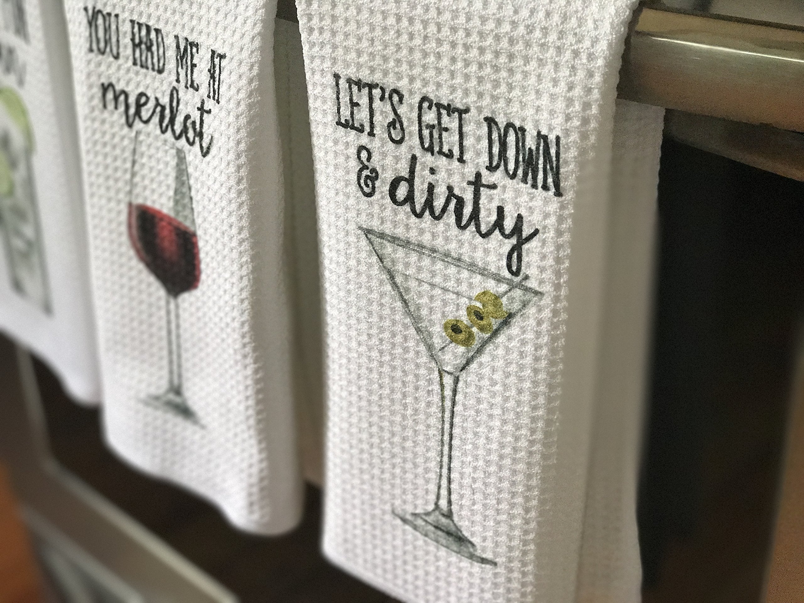 Funny Alcohol Kitchen Towel Gift for Beer & Whiskey Lovers - Perfect for Bar, Pub, Man Cave Decor & Gag Gifts
