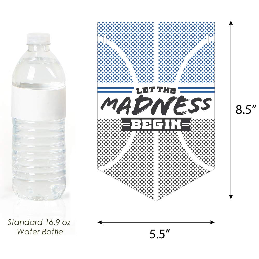 Blue Basketball Party Banner - College Sports Decor for Game Day
