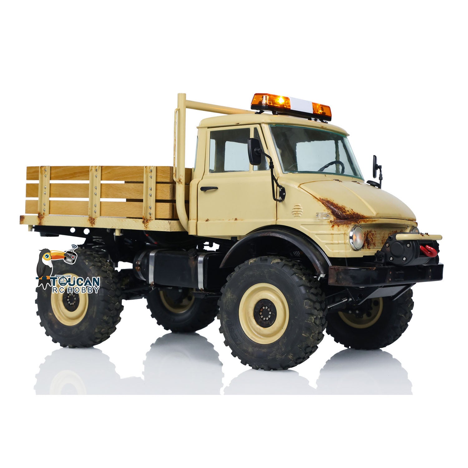 1/10 Scale 4x4 LESU RC Off-Road Crawler Truck RTR with Brushless Motor, 2-Speed Transmission & ESC - High Performance Remote Control Car for Rock Crawling, Trail Adventures and Off-Road Racing