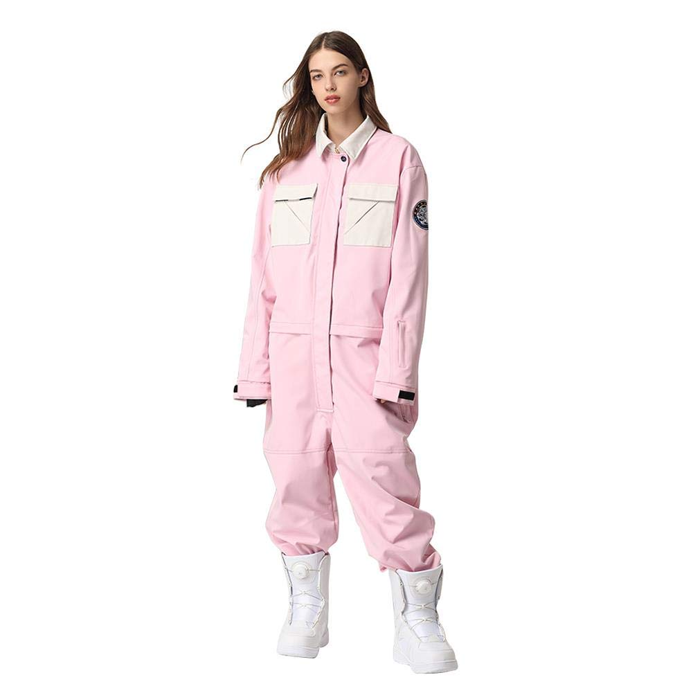 HOTIAN Waterproof Ski Suits for Women & Men - Winter Snow Jumpsuit Coveralls, Warm One-Piece Snowsuits for Skiing, Snowboarding & Outdoor Winter Sports