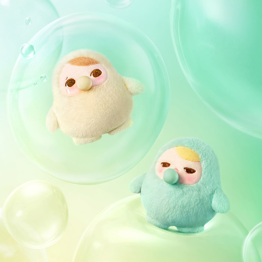 POP MART PUCKY BEANIE Bubble Up Series Plush Keychain Blind Box Toy - Cute Collectible Plushie for Backpacks, Gifts & Kawaii Decor