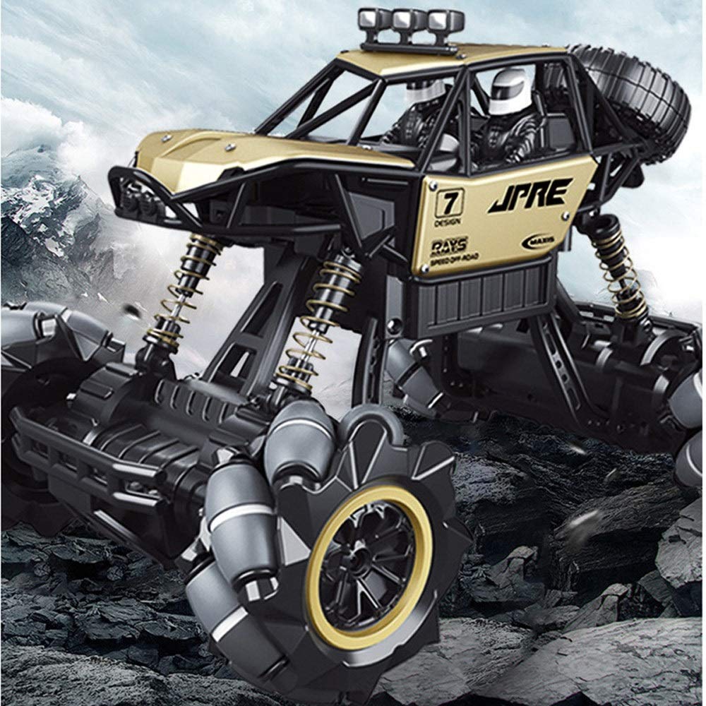 LLQAI 1:16 Scale 4WD Remote Control Car - High Speed Off-Road RC Monster Truck with 2.4Ghz Radio, Electric Drift Racing Buggy Crawler for Kids & Adults - Perfect for Backyard Racing, Off-Road Adventures & RC Hobby Enthusiasts