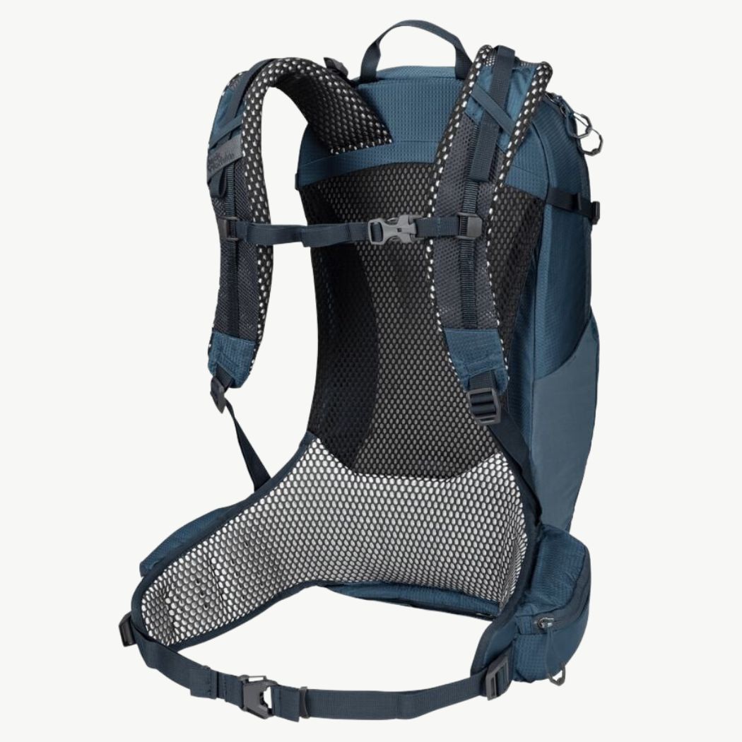 Jack Wolfskin Crosstrail 24 LT Unisex Hiking Backpack - Lightweight Water-Resistant Daypack for Outdoor Adventures, Travel & Daily Commute