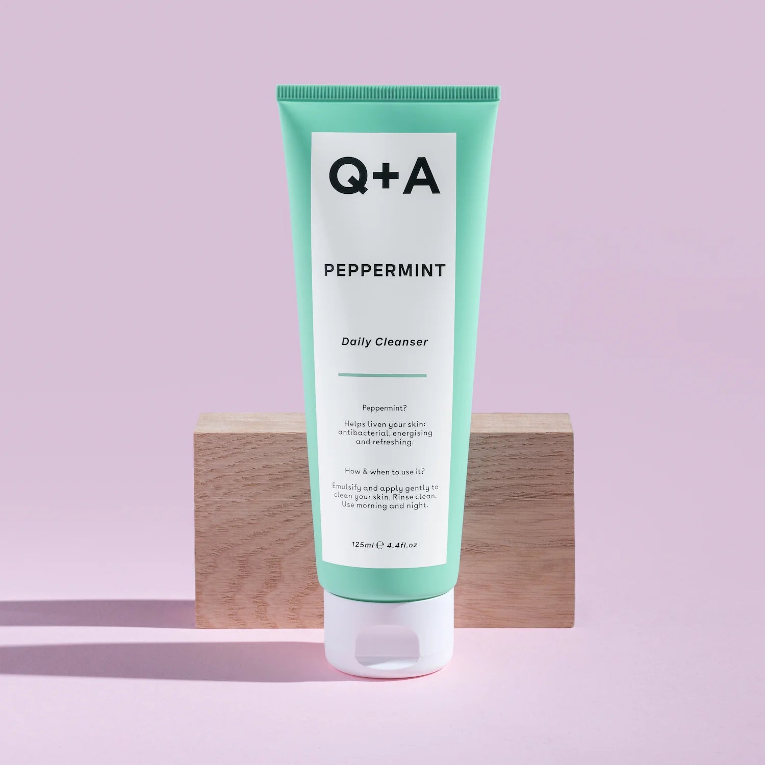 Peppermint Daily Facial Cleanser - Gentle Foaming Face Wash for Acne & Oily Skin | Morning & Night Skincare Routine