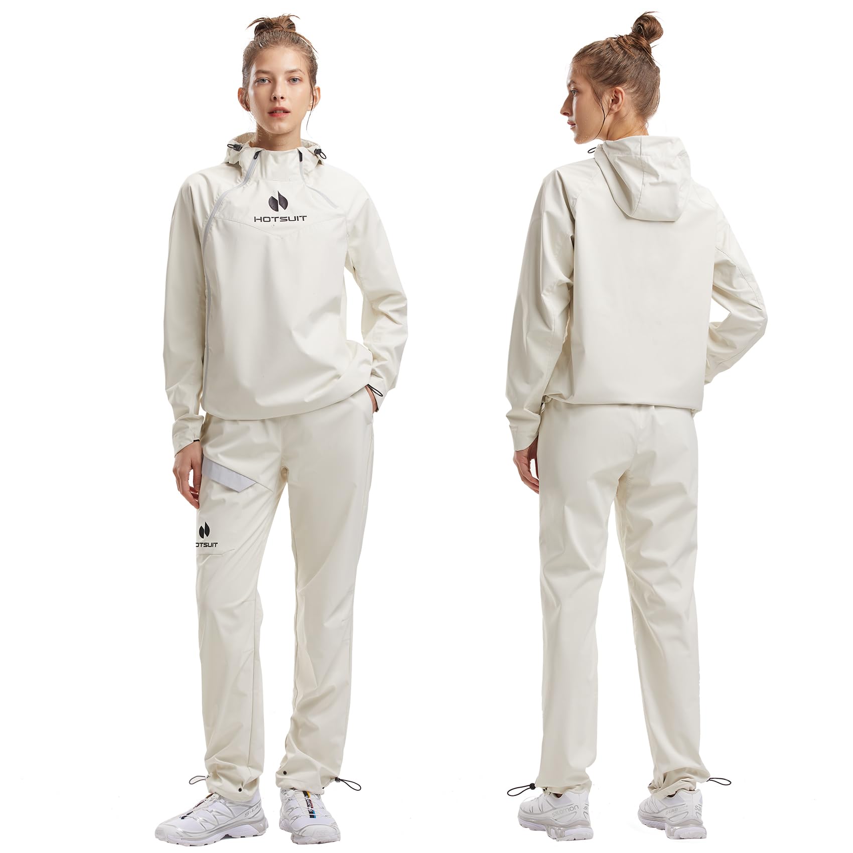 HOTSUIT High-Tech Non-Rip Women's Sauna Suit - Machine Washable Sweat Jacket & Pants for Fat Burning Workouts (Sizes S-3XL) | Ideal for Gym, Running, Weight Loss & Home Fitness