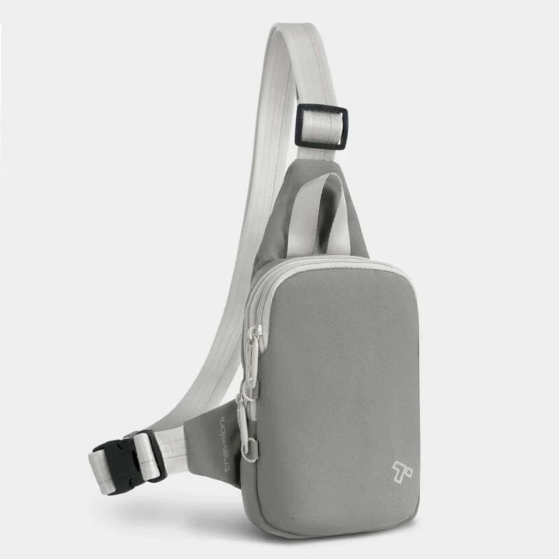 Travelon The Voyages Anti-Theft Compact Sling Bag - Secure Crossbody Purse for Travel, Commuting & Everyday Use