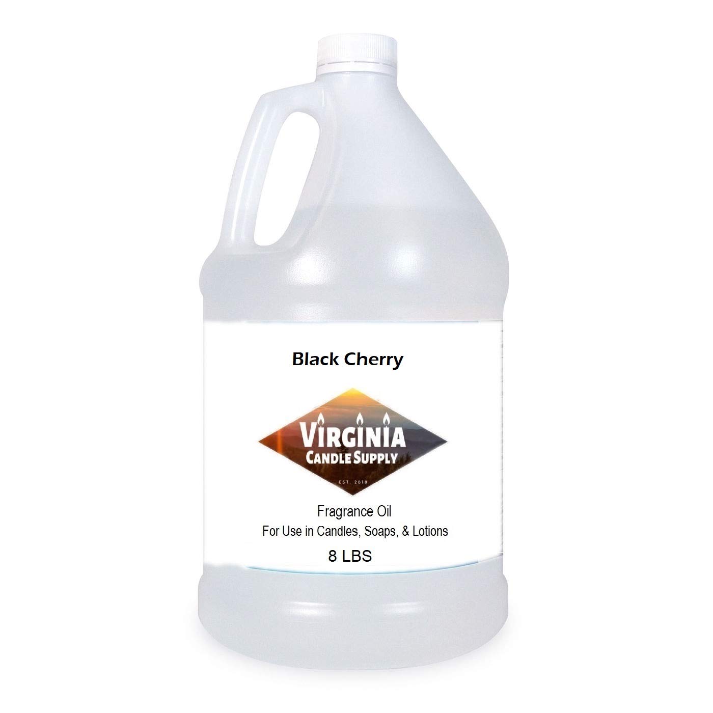 Premium Black Cherry Fragrance Oil - 8 LB Bulk Bottle for Candle Making, Soap Crafting, Bath Bombs & DIY Home Scents | Perfect for Aromatherapy, Car Fresheners, Room Sprays & Wax Melts