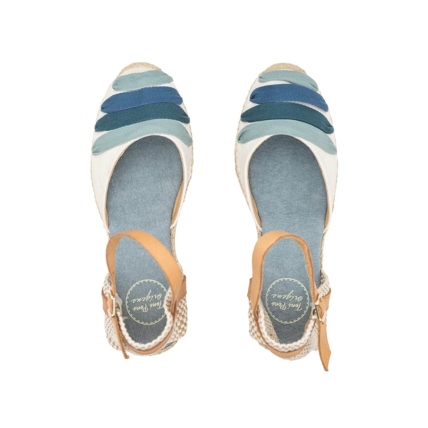 Women's Multicolor Cotton Blend Espadrilles - Comfortable Summer Slip-On Shoes for Beach, Vacation & Casual Wear - Lola CM