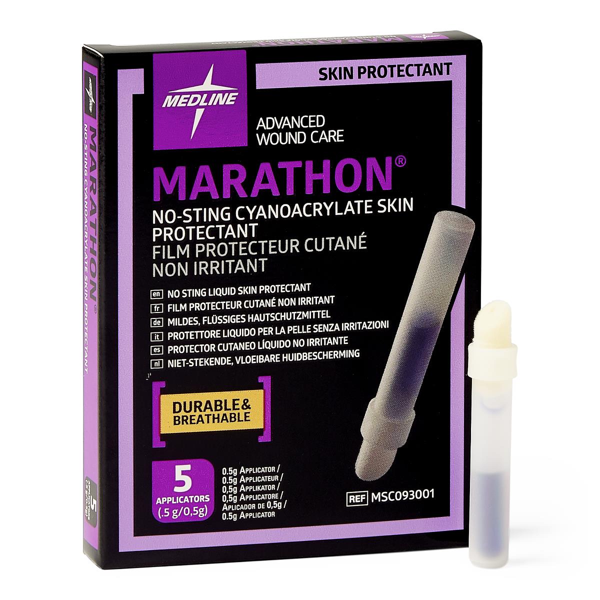 Marathon Liquid Skin Protectant - Advanced Healing Ointment for Dry, Cracked Skin | Fast Relief for Hands, Feet & Elbows | Ideal for Winter Care & Daily Moisturizing