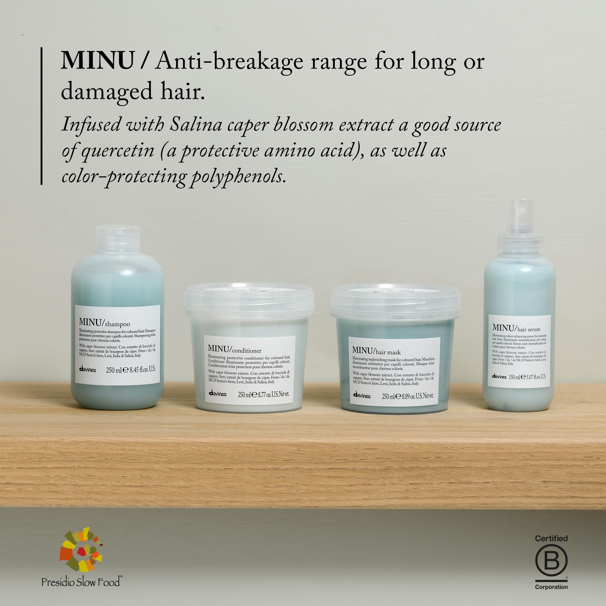 Davines All In One Milk Lotion + Minu Shampoo + Minu Conditioner Set | Hydrating Hair Care for Dry & Damaged Hair | Salon Quality Treatment for Smooth & Shiny Locks | Perfect for Daily Use & Professional Styling