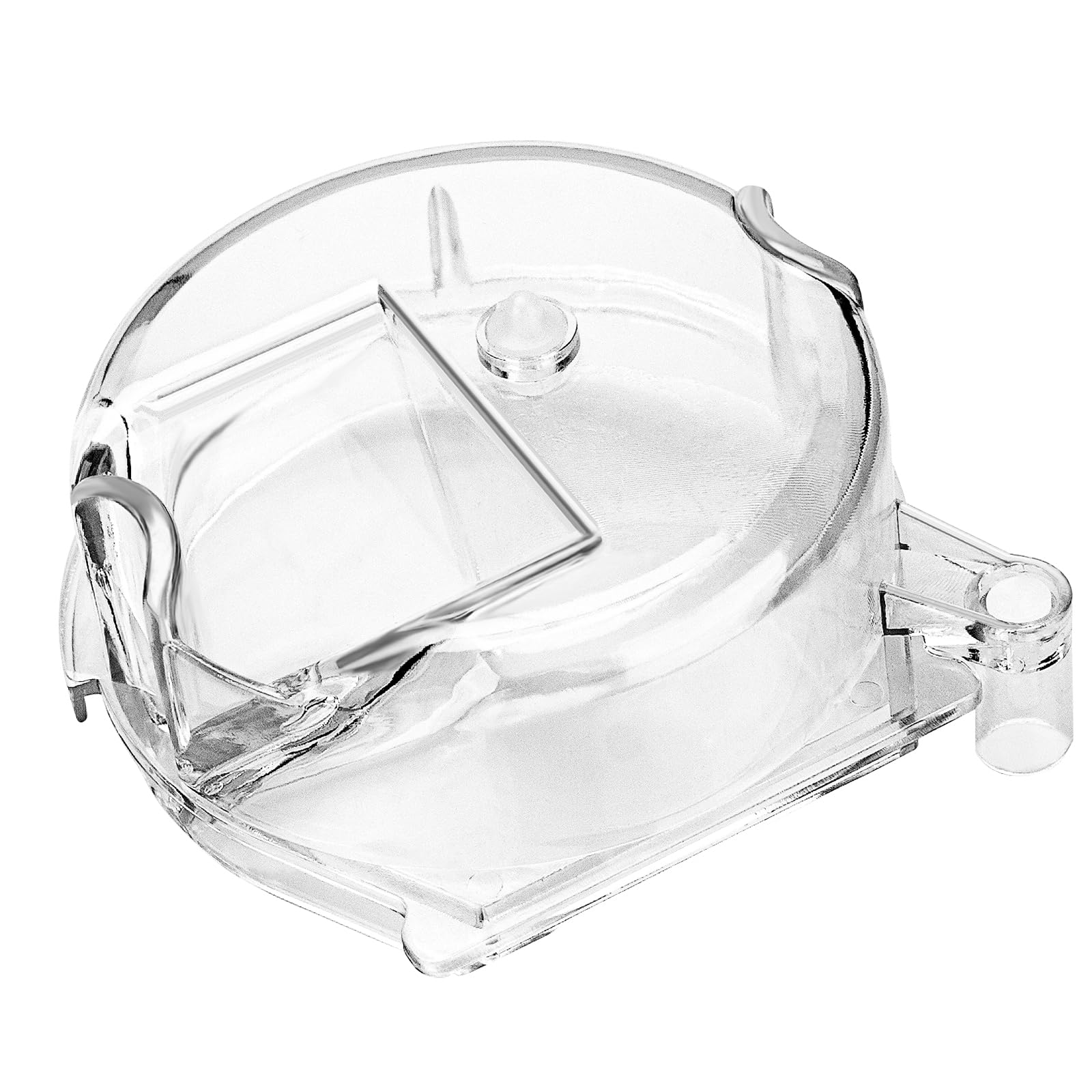 Original DGB-500GLID Grinder Assembly Lid Replacement for Cuisinart Coffee Grinder - Compatible with DGB-600/DGB-625/DGB-650/DGB-500/DGB-500BK/DGB-600BCC Models - Clear Plastic Cover - Perfect for Home & Office Coffee Brewing