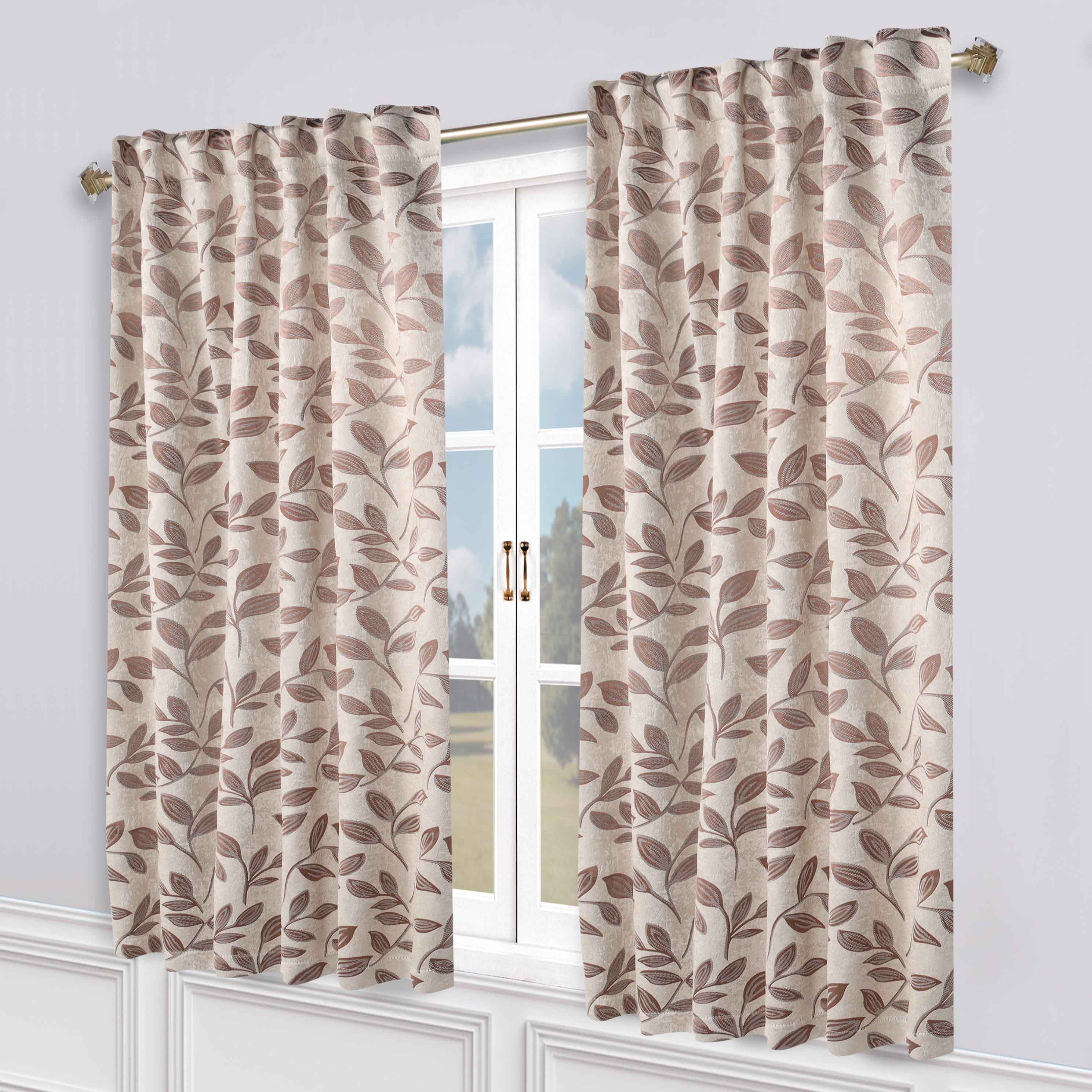 Premium Blackout Curtains for Bedroom - Super Soft Thermal Insulated Room Darkening Drapes with Back Tab Design (Set of 2 Panels) - Perfect for Nursery, Home Theater & Shift Workers