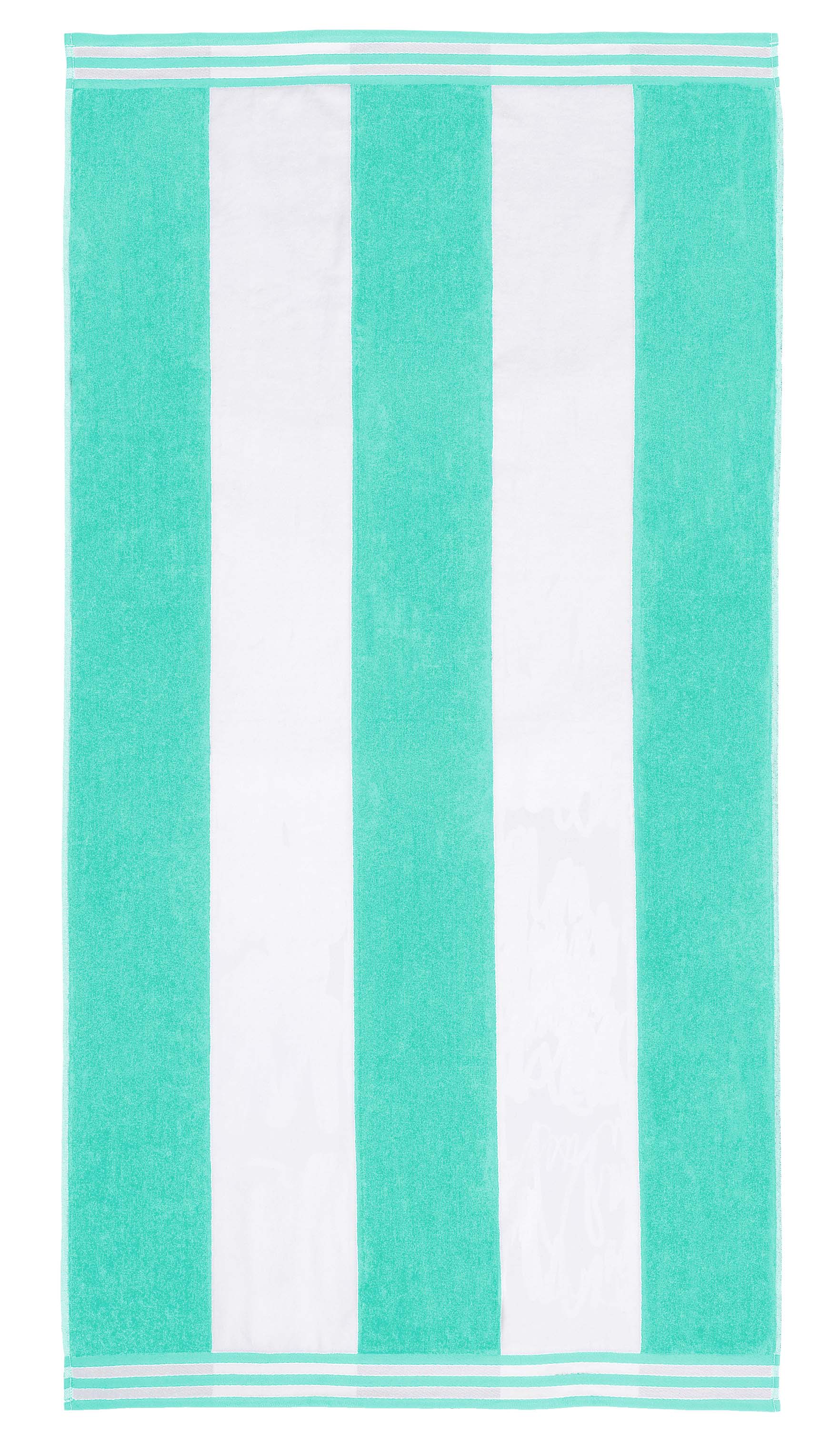 Premium Cabana Stripe Oversized Cotton Beach Towel Set of 2, 4, or 6 - Soft, Absorbent & Quick-Drying for Pool, Beach, Vacation & Spa Use