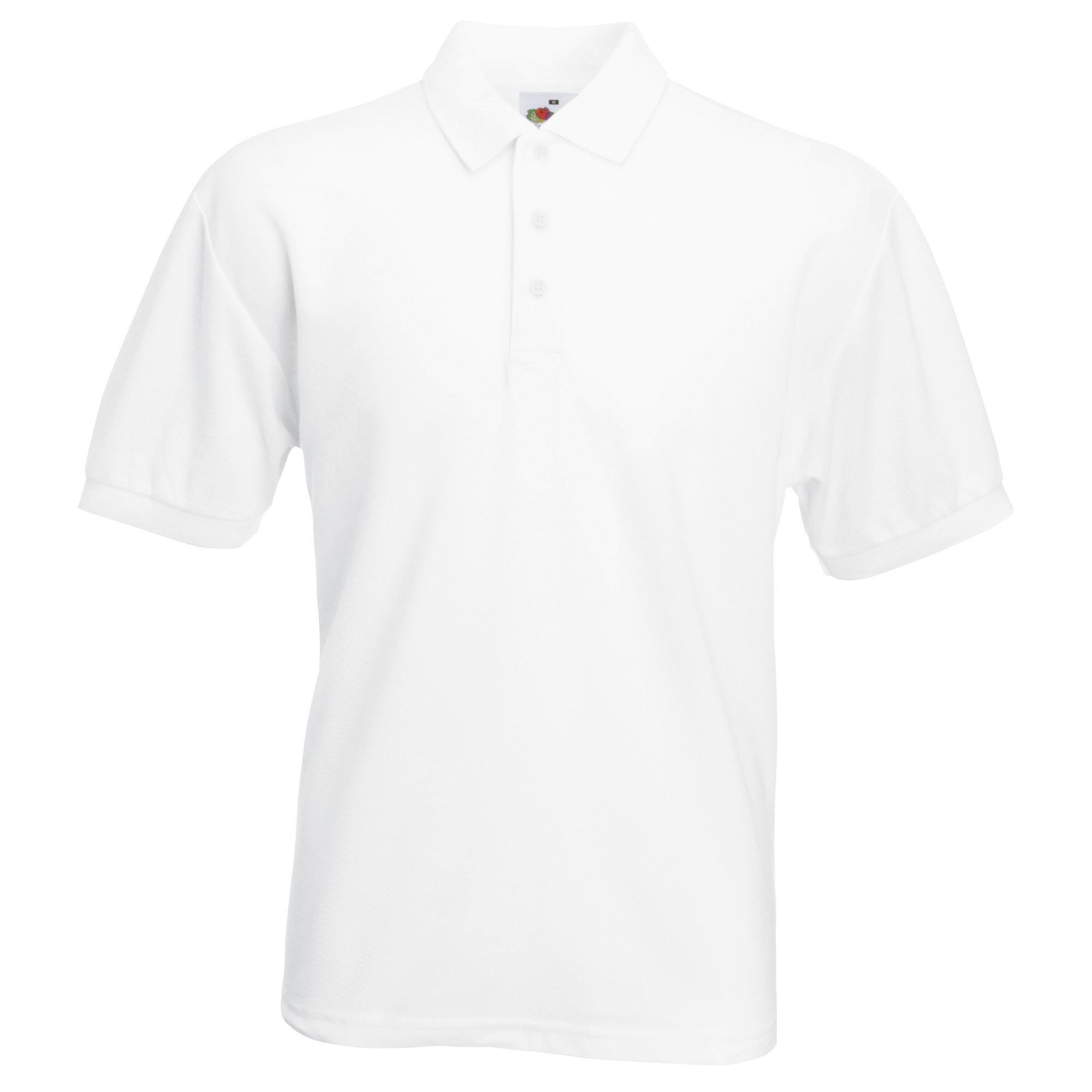Fruit of the Loom Men's 65/35 Cotton Polyester Pique Short Sleeve Polo Shirt - Medium, Burgundy Red - Comfortable Casual Wear for Office, Golf & Everyday Outfits