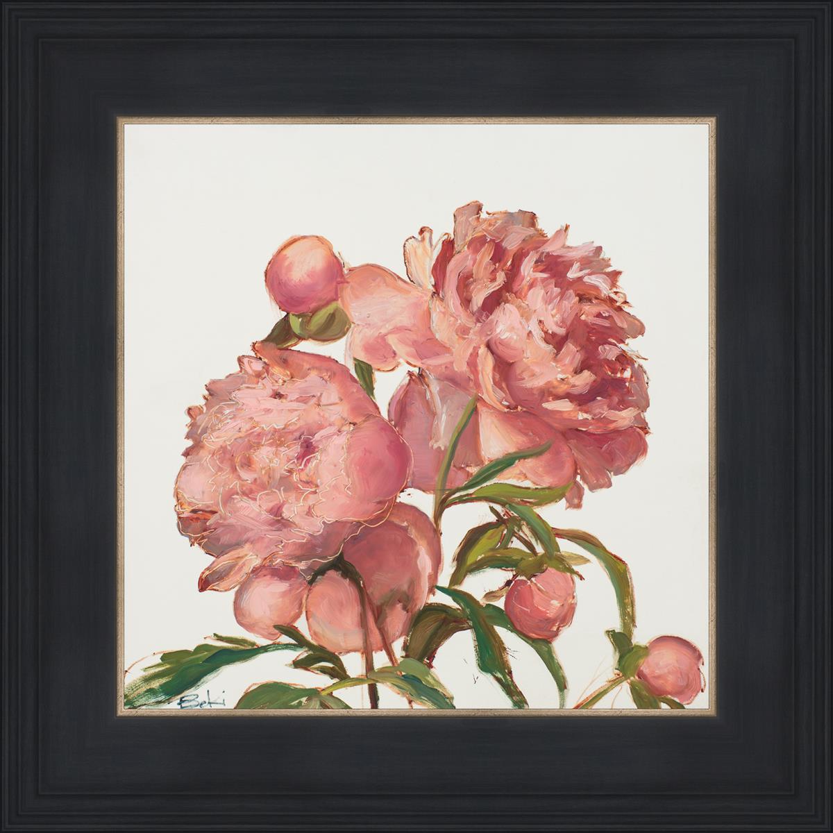 Peony Memories By Beki Tobiasson - Handmade Floral Wall Art Decor for Living Room, Bedroom & Office - Perfect Gift for Home Decor Lovers