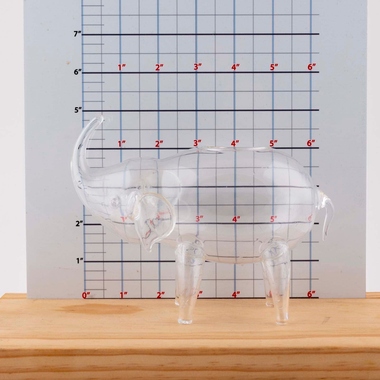 BarConic® 13oz Elephant Design Glass - Durable & Stylish Drinking Glass for Beer, Cocktails, and Iced Coffee - Perfect for Home Bars, Parties, and Gifts