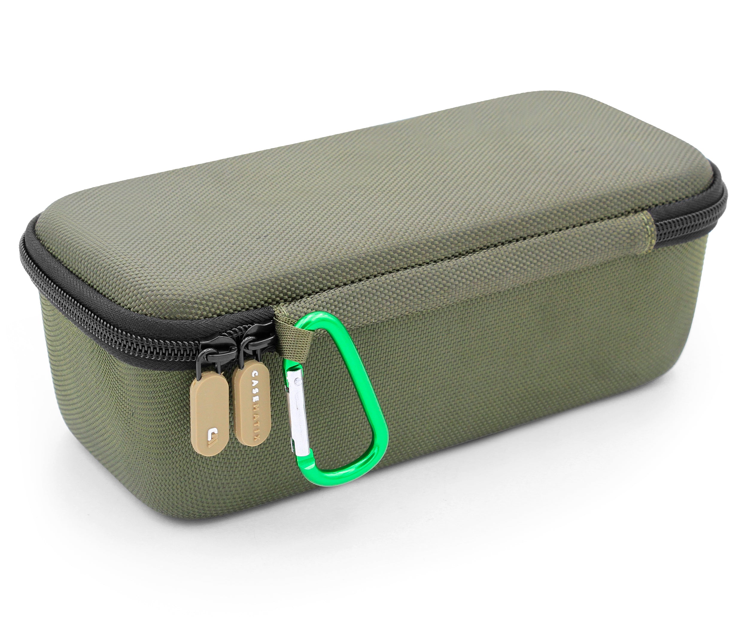 CASEMATIX Travel Case for Sonos Roam Speaker - Shockproof Padded Protective Cover with Carabiner Clip & Cable Storage | Perfect for Outdoor Adventures, Travel & Daily Commute