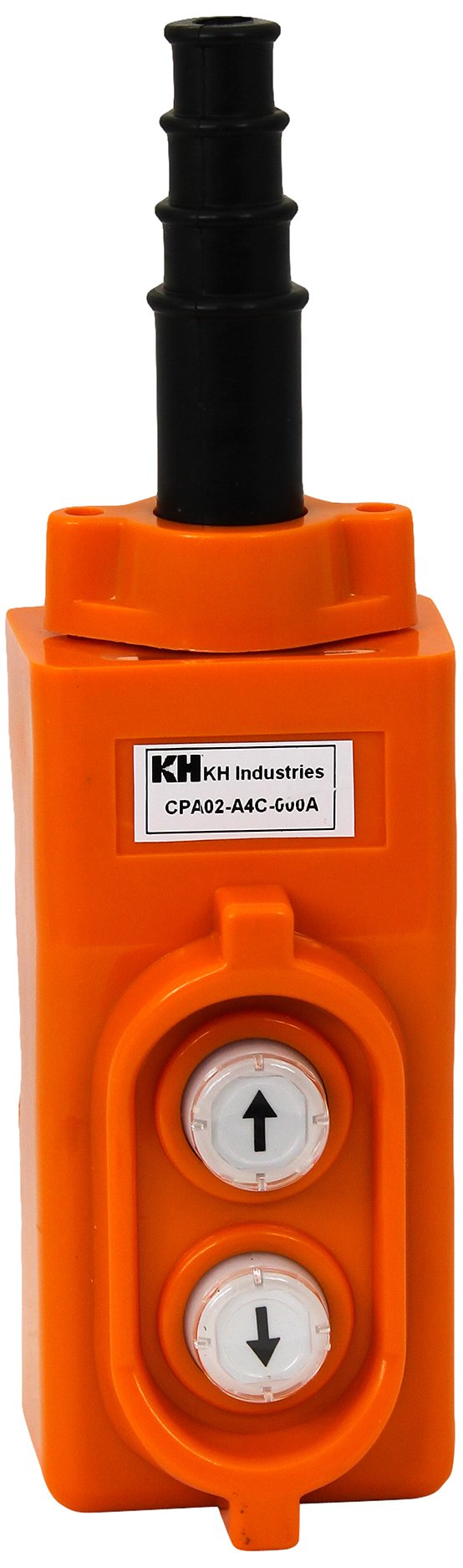 CPA02-A4C-000A 2 Push Button Pendant Control Switch - Direct Controller for Single Phase 1-HP Motor | Industrial Machinery, Crane & Hoist Control | Perfect for Factory, Warehouse & Construction Site Use