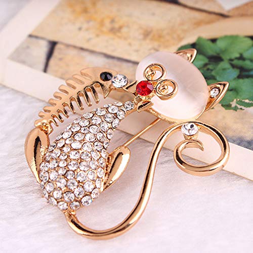 Stylish Animal Pet Brooch Pin for Women - Elegant Party Accessory for Dresses, Blouses & Jackets - Perfect for Weddings, Prom & Formal Events