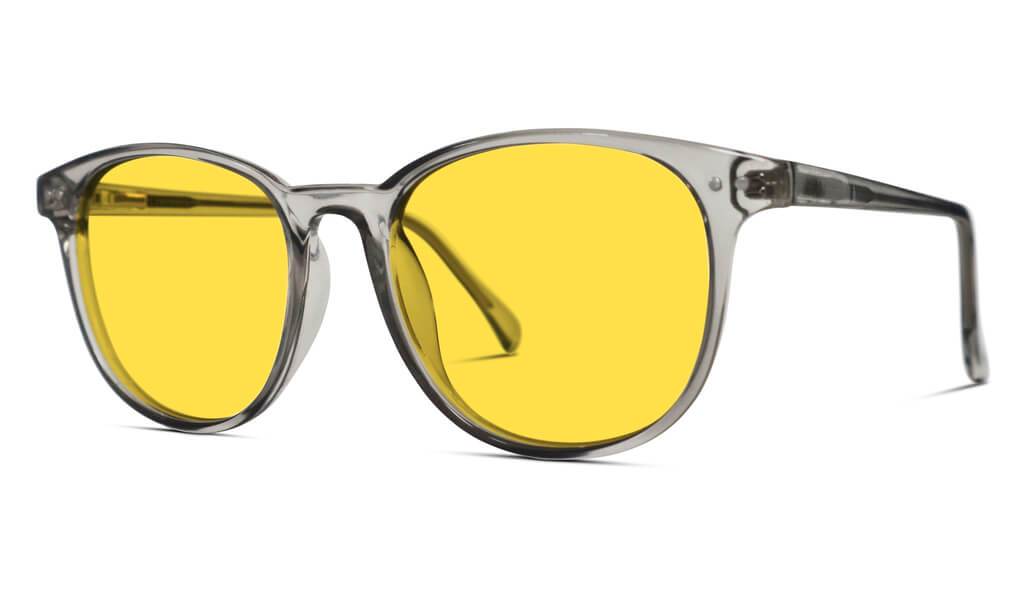 DayMax Billie Glasses - Pearl Grey Prescription Eyewear for Women & Men | Fashionable Reading Glasses for Work, Driving & Daily Use
