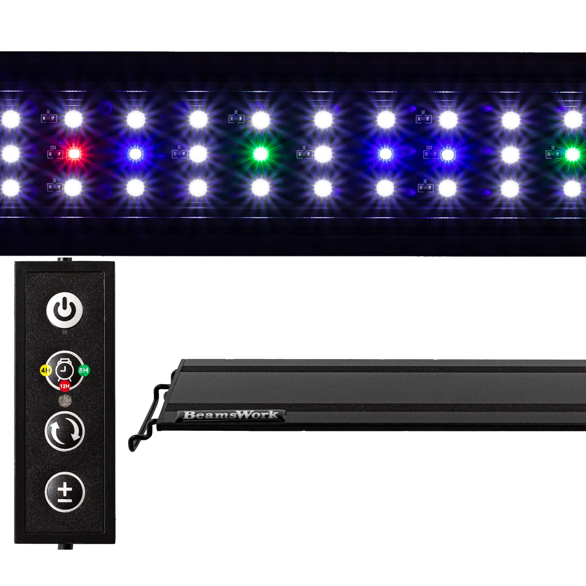 Vivio Full Spectrum LED Aquarium Light with Timer & Adjustable Dimmer for Freshwater Fish Tanks - 12