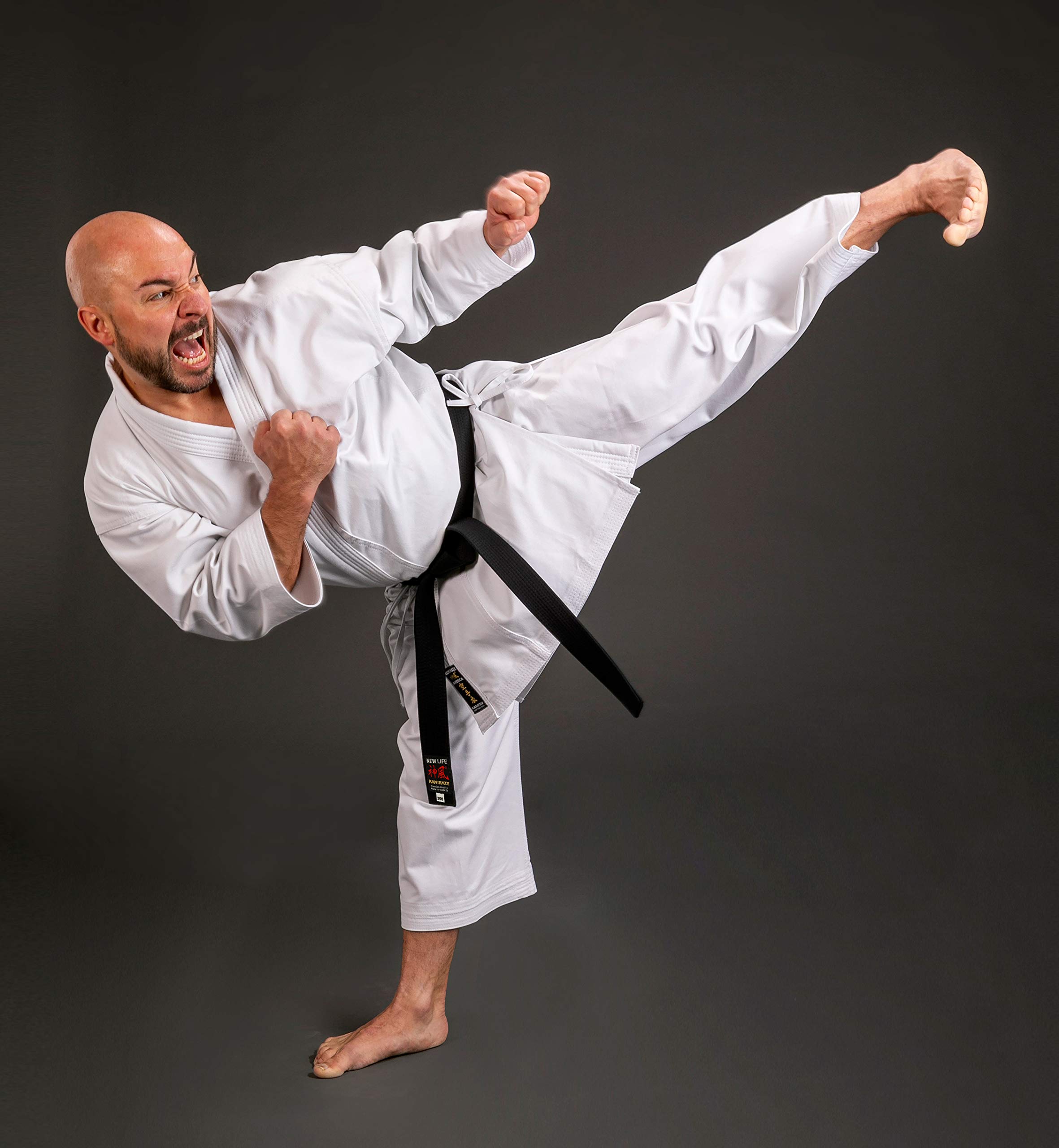 Authentic American Karate Gi Uniform - 100% Cotton White Martial Arts Outfit for Training & Competitions | Durable & Comfortable for Kids & Adults