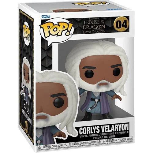 House of the Dragon Corlys Velaryon Pop! Vinyl Figure #04 - Funko Pop Collectible for Game of Thrones Fans - Perfect for Display, Gifts, and Fantasy Decor