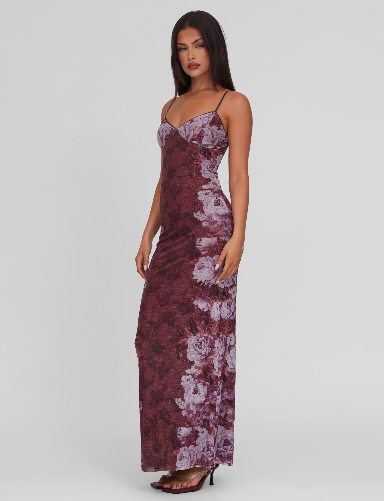 Julianna Floral Rose Stripe Dress for Women - Elegant Multi-Pattern Summer Dress for Casual Outings, Parties & Weddings
