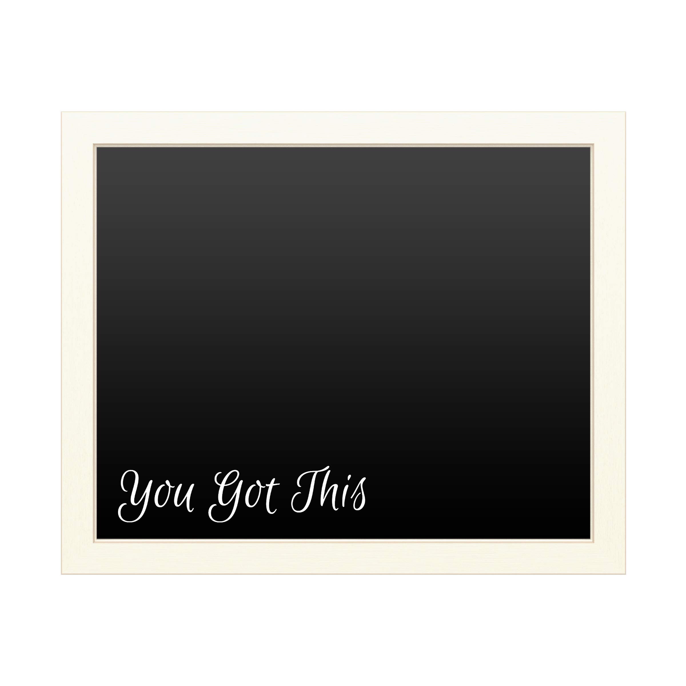 ABC Trademark Fine Art 'Got This' 16x20 Chalkboard - Black, Green, White & More Colors - Perfect for Home Decor, Office Signage & Classroom Learning