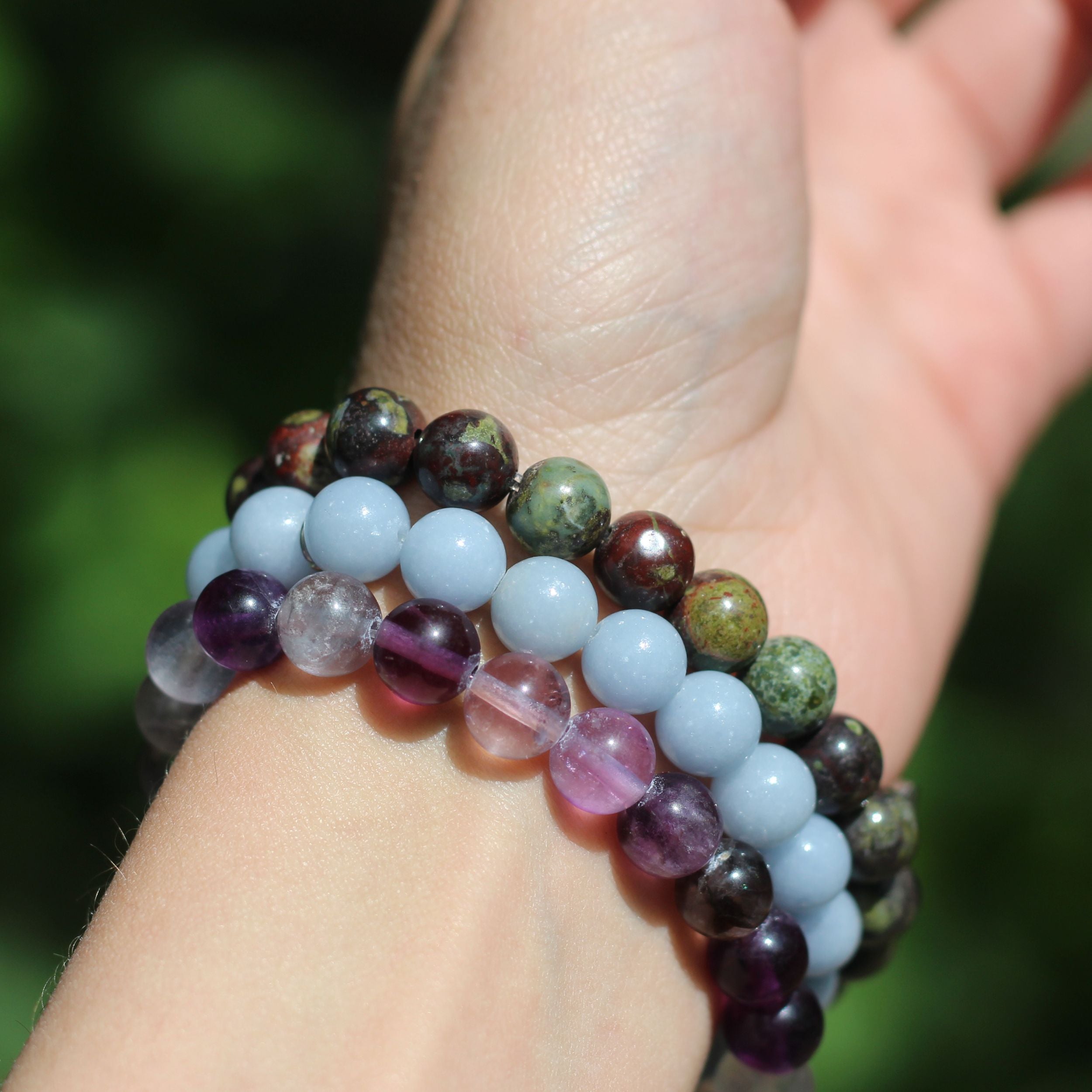 Sue's Elegant Beaded Bracelet Pack - Trendy Stackable Jewelry for Women - Perfect for Gifts, Parties & Everyday Wear