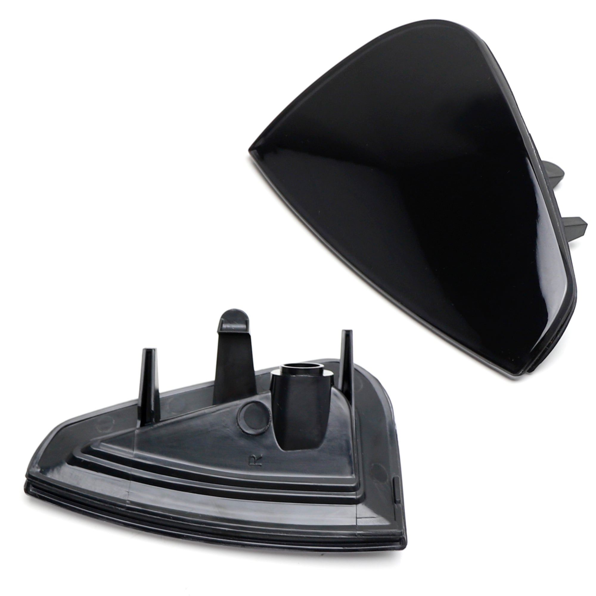Smoked Blackout Lens Headlight Corner Side Marker Lamps for 2006-2010 Dodge Charger - Upgrade Your Car's Style & Nighttime Visibility