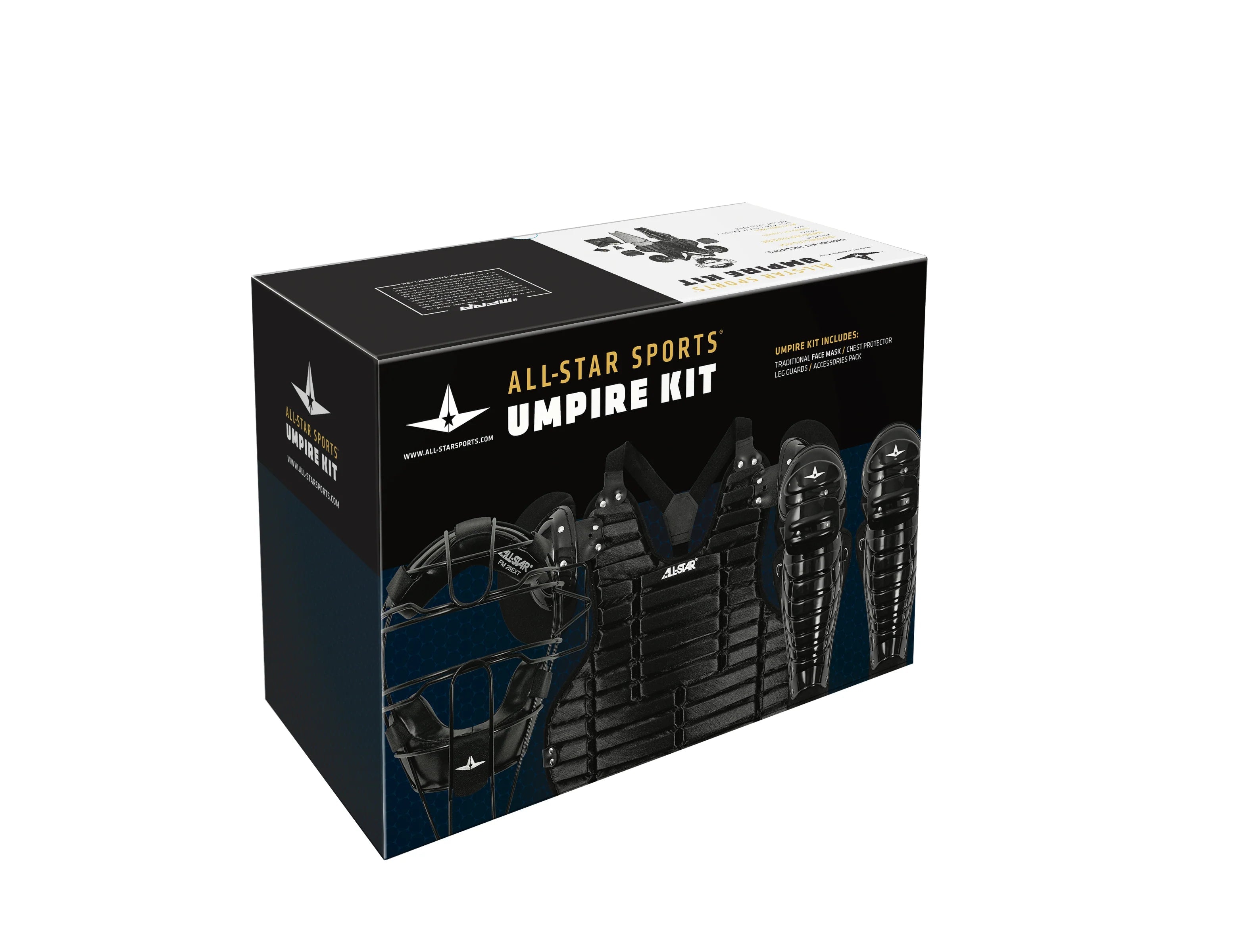 All Star Umpire Starter Equipment Kit - Complete Baseball Umpire Gear Set for Youth & Adult Games - Perfect for Little League, Softball & Baseball Umpires