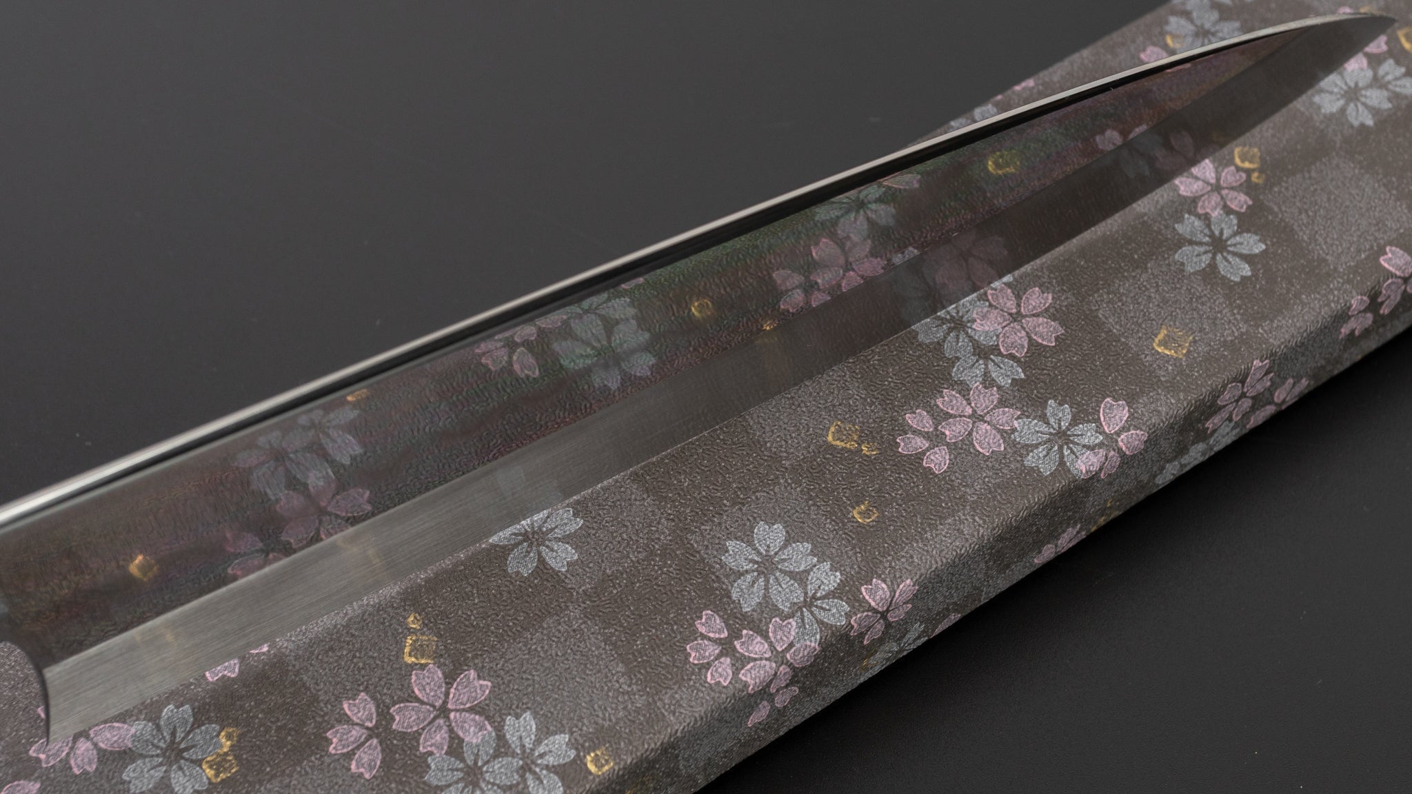 Hitohira Togashi Kambei White #1 Mizu Honyaki Gyuto 240mm Japanese Chef Knife with Taihei Ebony Handle - Limited Edition with Saya #003 - Perfect for Sushi, Sashimi & Precision Cutting