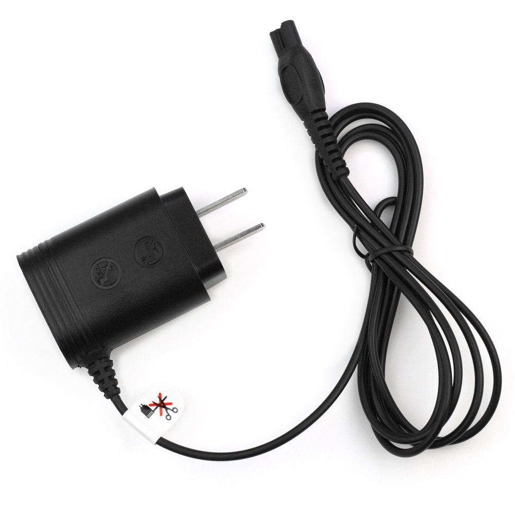 Original AC Adapter Power Cord Charger for Philips Norelco Speed XL/SmartTouch XL/Spectra/Arcitec HQ8505 Replacement - Perfect for Home, Office & Travel Use